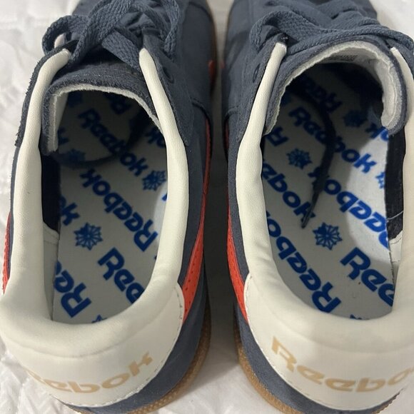 Reebok Club C Grounds Sneakers Men's Size 7 Blue Red Suede 100074847 UK 6 EU 39 - Picture 10 of 11